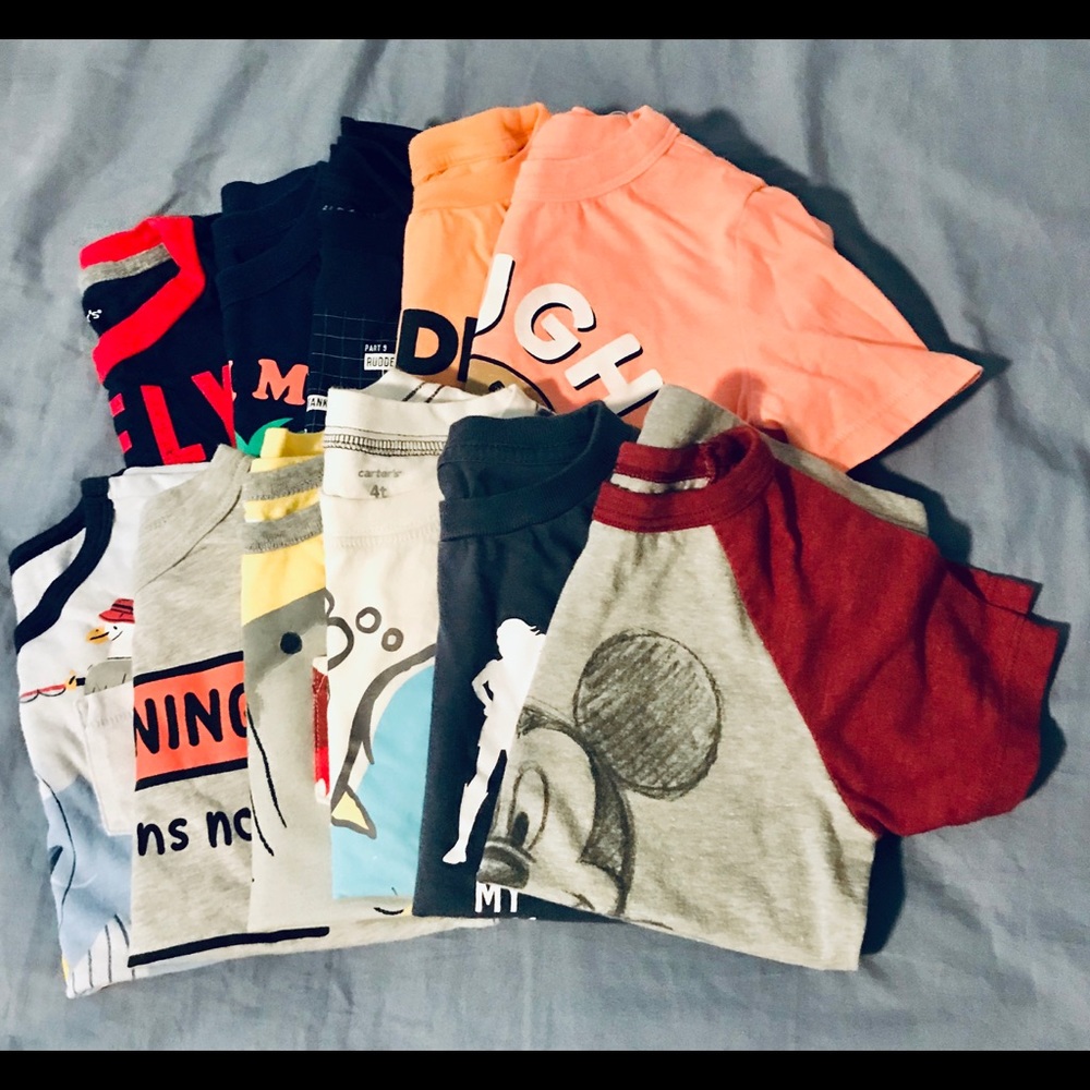 Toddler boy T-shirt’s lot - 4T & 5T